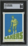 1972 Topps #104 Flynn Robinson 9 card progressive proof.
